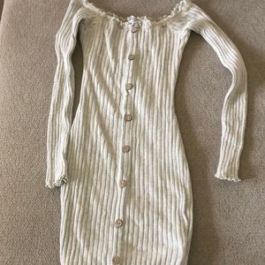 FashionNova oatmeal dress